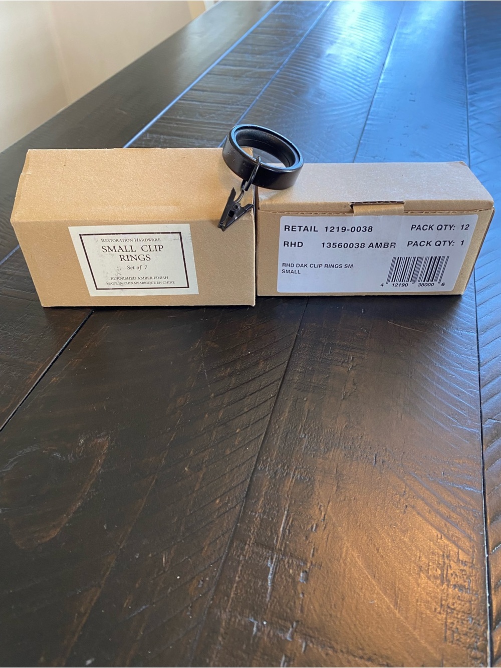 Restoration Hardware Small Clip Rings with Clip - 13 total rings